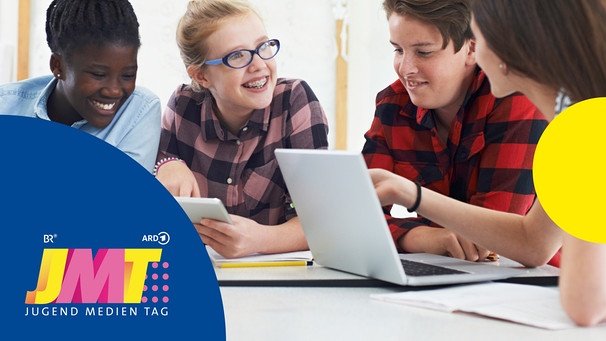 Logo und Keyvisual des ARD-Jugendmedientags 2024 | Bild: ARD Logo und Keyvisual des ARD-Jugendmedientags 2024 | Bild: ARD