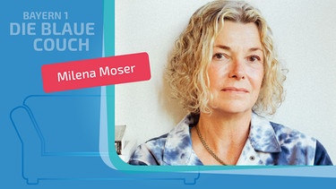 Milena Moser zu Gast auf der Blauen Couch | Bild: Nicholas Albrecht, Montage: BR